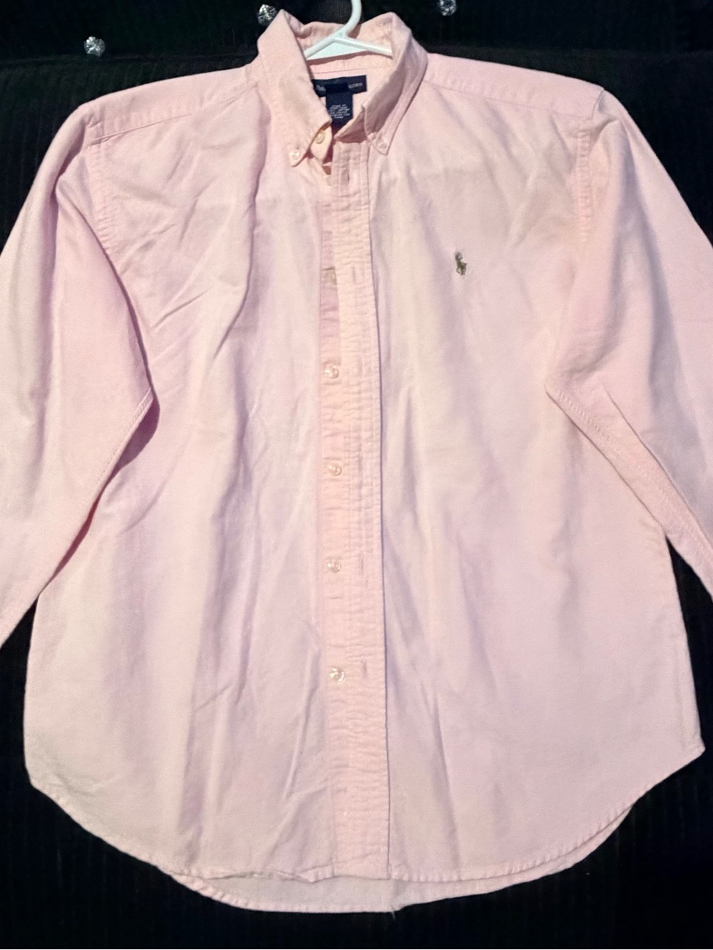 Ralph Lauren Pink Cotton Button-Down Shirt Women’s L 16/18